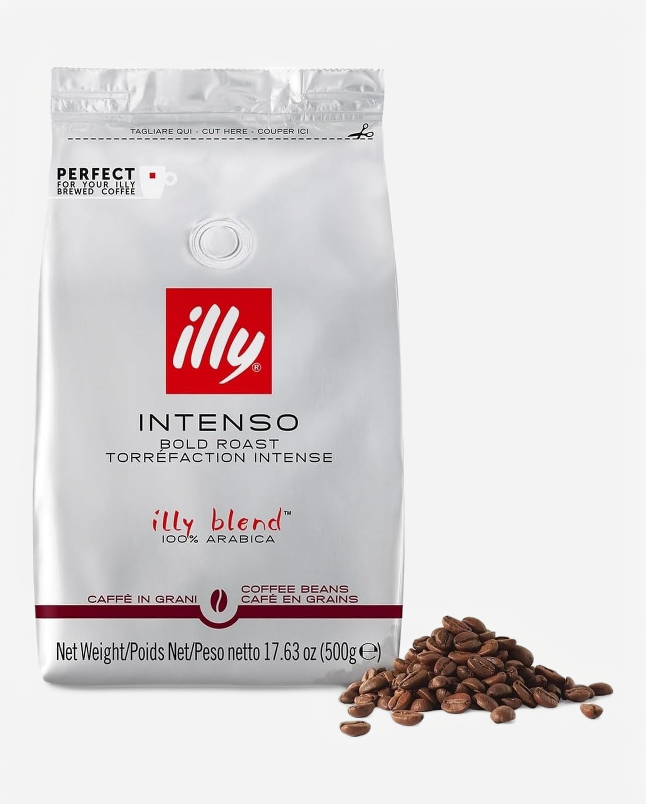 Amazon.com : illy Whole Bean Coffee - Perfectly Roasted – Intenso
